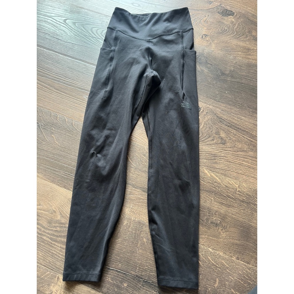 The North Face Womens Black High Waisted Pocket Leggings Size S Small Regular